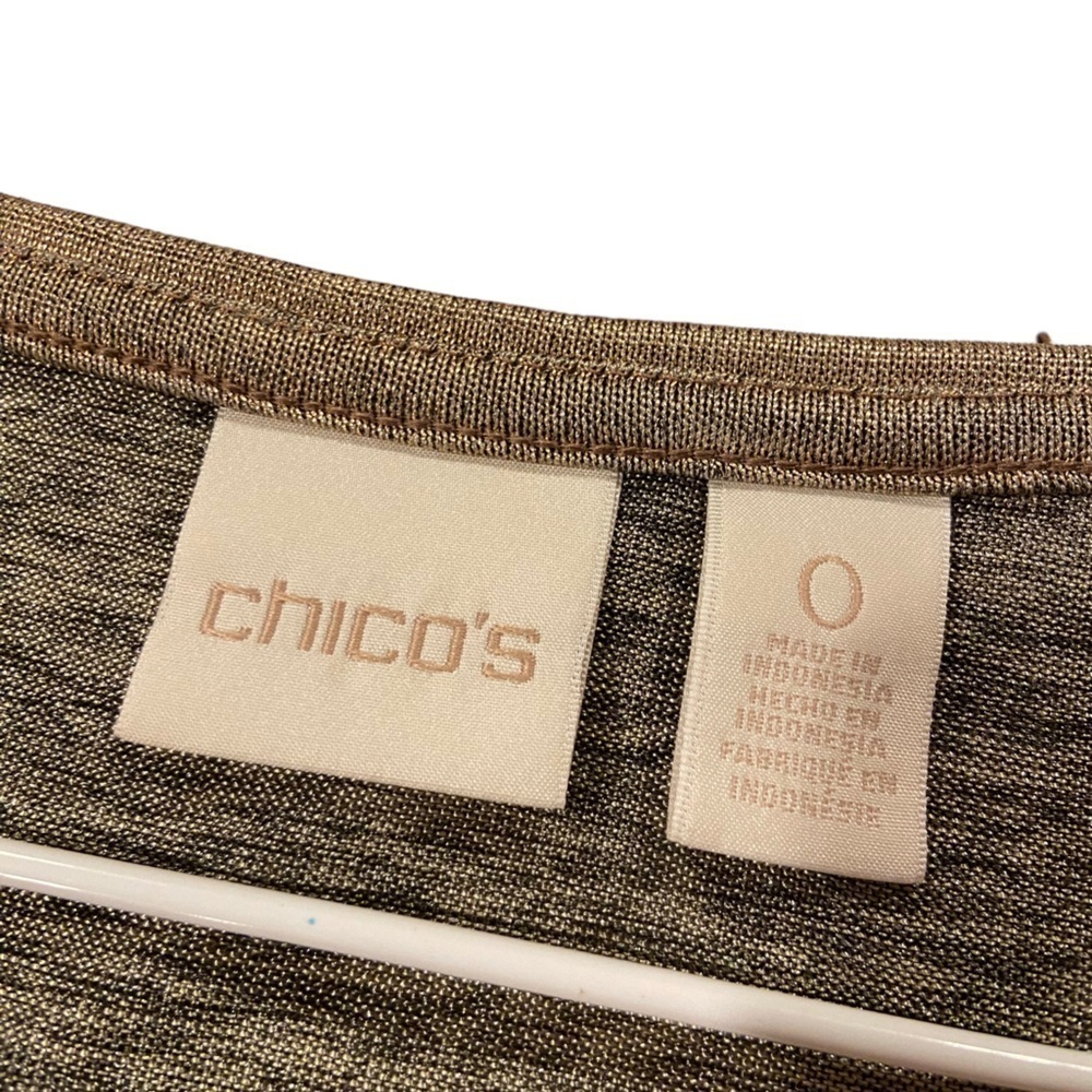 Chico Rose Gold Shimmer Tee - Picture 7 of 8